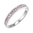 10Kt White Gold Pink Tourmaline 1 3Ctw Ring Fashion