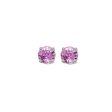 14Kt White Gold & Pink Sapphire 7 8Ctw Earring Supply