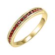 10Kt Yellow Gold Garnet 1 3Ctw Ring Fashion