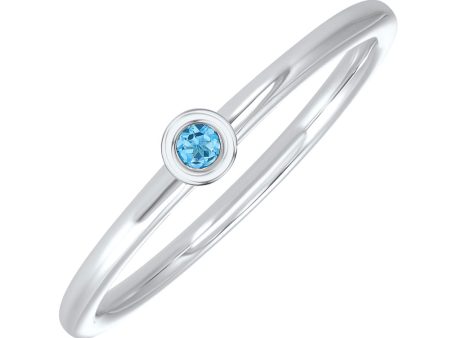 14Kt White Gold Aquamarine 1 20Ctw Ring Cheap