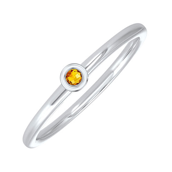 10Kt White Gold Citrine 1 20Ctw Ring Cheap