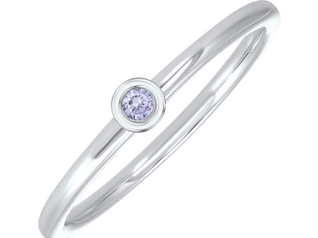 14Kt White Gold Syn Alexandrite 1 20Ctw Ring on Sale