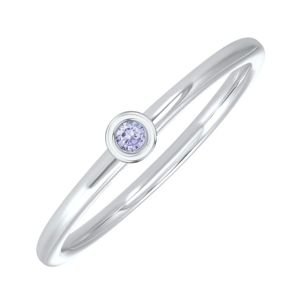 14Kt White Gold Syn Alexandrite 1 20Ctw Ring on Sale