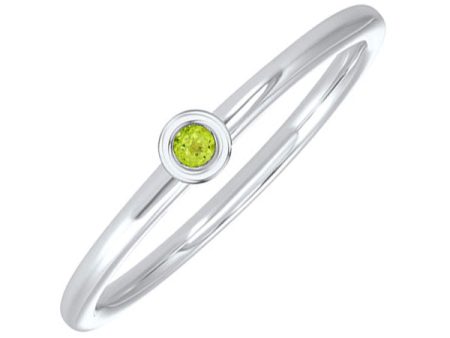 10Kt White Gold Peridot 1 20Ctw Ring Online