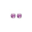 14Kt White Gold Pink Sapphire 1 2Ctw Earring Online Sale