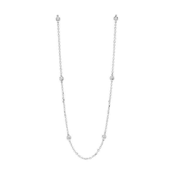 14Kt White Gold Diamond 3 4Ctw Necklace Online