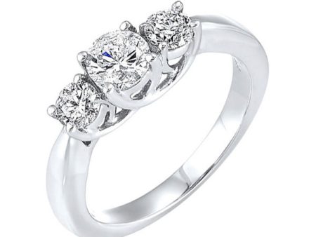 14Kt White Gold Diamond 2Ctw Ring For Cheap