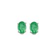 14Kt White Gold & Emerald 1Ctw Earring Supply