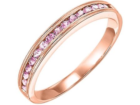 10Kt Rose Gold Pink Tourmaline 1 3Ctw Ring Cheap