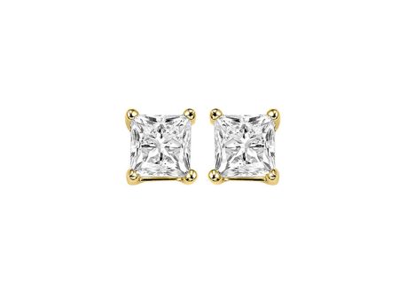 14Kt Yellow Gold Diamond 1 2Ctw Earring on Sale