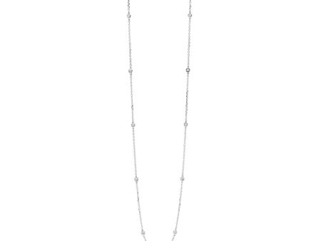 14Kt White Gold Diamond 1 2Ctw Necklace Discount