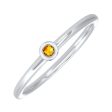 14Kt White Gold Citrine 1 20Ctw Ring Online now