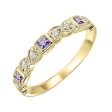 14Kt Yellow Gold Diamond 1 12Ctw & Amethyst 1 7Ctw Ring Online