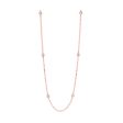 14Kt Rose Gold Diamond 1 2Ctw Necklace For Discount