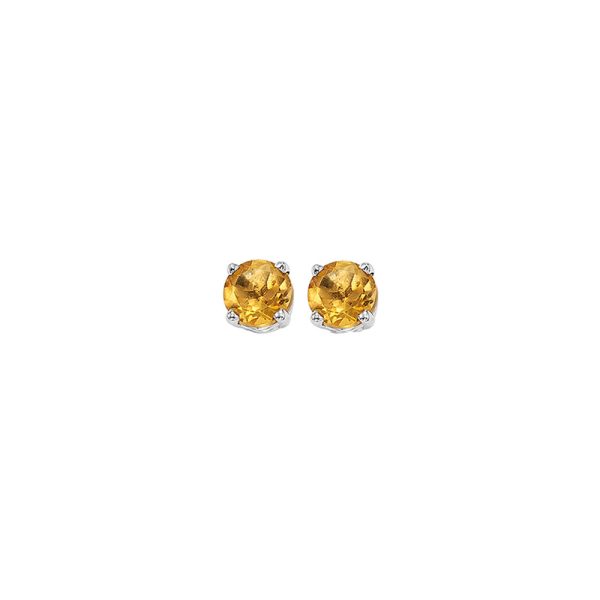 14Kt White Gold Citrine 1 2Ctw Earring Sale