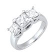 14Kt White Gold Diamond 3 4Ctw Ring Supply