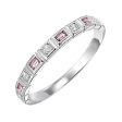 14Kt White Gold Diamond 1 12Ctw & Pink Tourmaline 1 8Ctw Ring Online