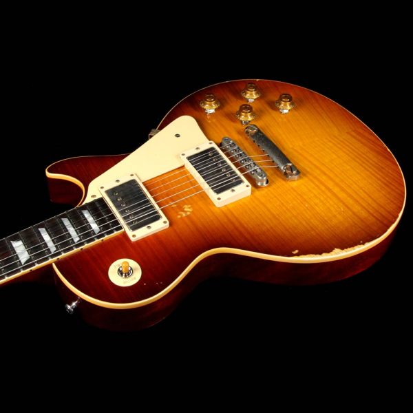 Gibson Custom Shop 1959 Les Paul Standard Brazilian Rosewood Fretboard Electric Guitar Slow Iced Tea Fade Online Sale