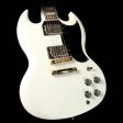 Used 2017 Gibson SG Standard Gold Series Electric Guitar Alpine White Online Sale