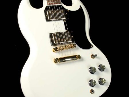 Used 2017 Gibson SG Standard Gold Series Electric Guitar Alpine White Online Sale