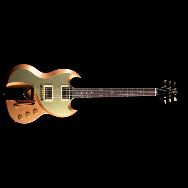 Gibson Custom Shop From the Vault Billy Gibbons Ultimate SG Prototype Electric Guitar Two-Tone Copper and Gold Metallic Online Sale