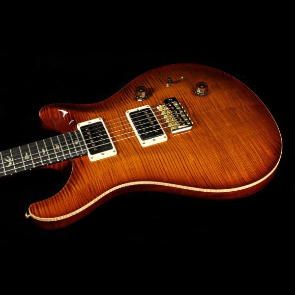 Used Paul Reed Smith Custom 24 Artist Package Electric Guitar Violin Amber Burst with Matching Neck Burst For Sale