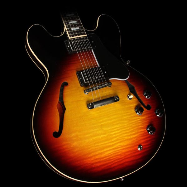 Used 2016 Gibson Memphis ES-335 Slim Neck Electric Guitar Sunset Burst Sale