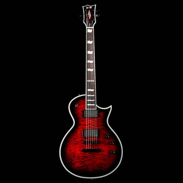 ESP E-II Eclipse QM Black Cherry Sunburst Cheap