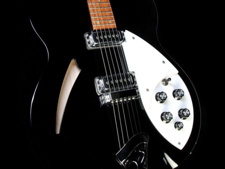 Used 2011 Rickenbacker 330 Electric Guitar Jetglo For Cheap