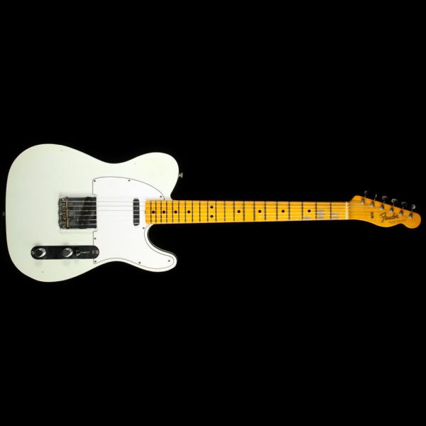 Fender Custom Shop  67 Telecaster Journeyman Relic Electric Guitar Olympic White For Cheap