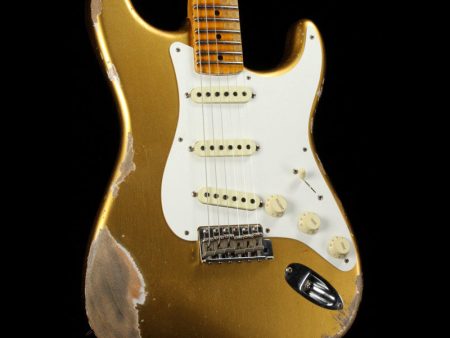 Fender Custom Shop  58 Stratocaster Heavy Relic Aged HLE Gold Hot on Sale