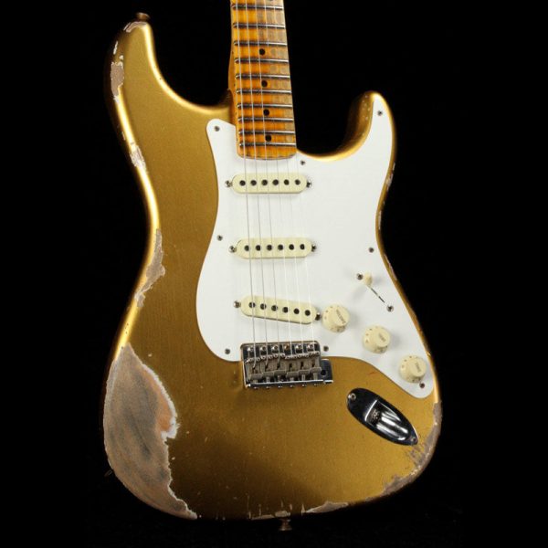 Fender Custom Shop  58 Stratocaster Heavy Relic Aged HLE Gold Hot on Sale