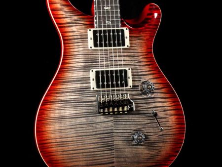 PRS Custom 24 10-Top Charcoal Cherry Burst Hot on Sale