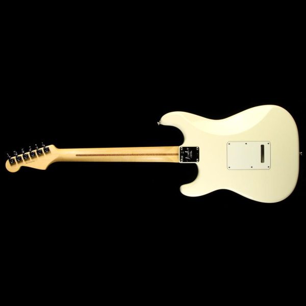 Used 2016 Fender American Standard Channel Bound Stratocaster Electric Guitar Olympic White Online