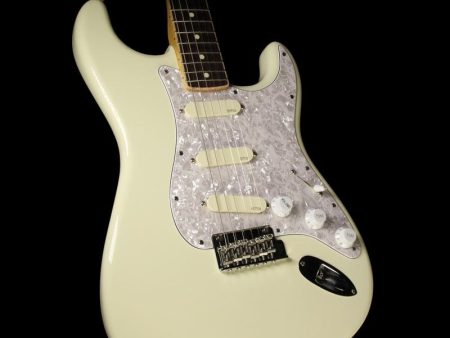 Used 2016 Fender American Standard Channel Bound Stratocaster Electric Guitar Olympic White Online