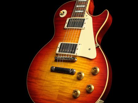 Used 2016 Gibson Custom Shop Aged True Historic 1958 Les Paul Reissue Electric Guitar Aged Vintage Cherry Sunburst Cheap