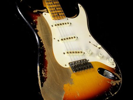 Fender Custom Shop Masterbuilt John Cruz  57 Stratocaster Ultimate Relic Electric Guitar 3-Tone Sunburst For Discount