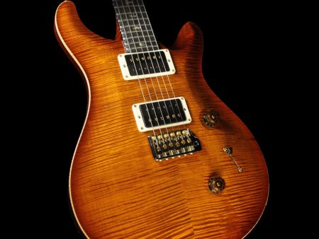 Used Paul Reed Smith Custom 24 Artist Package Electric Guitar Violin Amber Burst with Matching Neck Burst For Sale