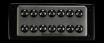 Seymour Duncan 7-String Invader Neck Pickup Passive Mount (Black Metal) For Cheap