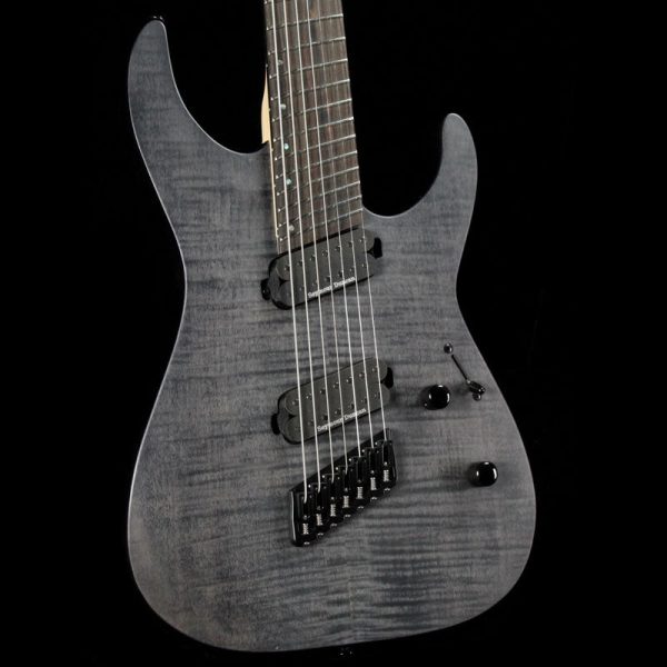 ESP LTD M-1007MS Multi-Scale See Thru Black Satin Online Sale