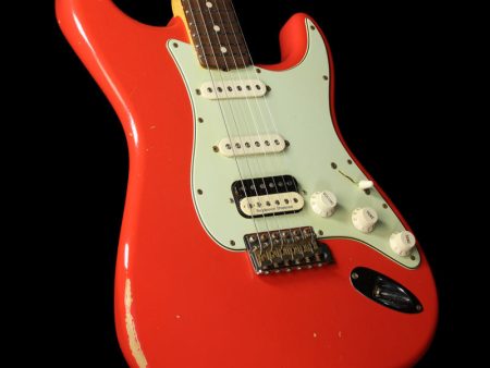 Used 2013 Fender Custom Shop Wildwood 10  61 Stratocaster Relic HSS Electric Guitar Fiesta Red Cheap