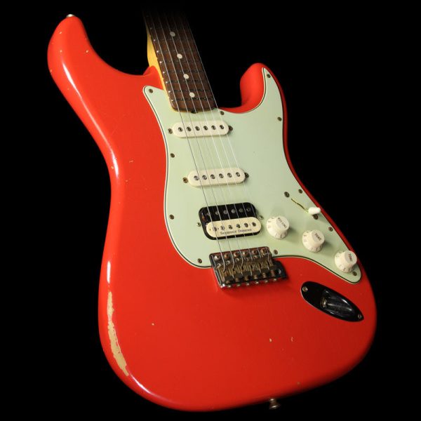 Used 2013 Fender Custom Shop Wildwood 10  61 Stratocaster Relic HSS Electric Guitar Fiesta Red Cheap