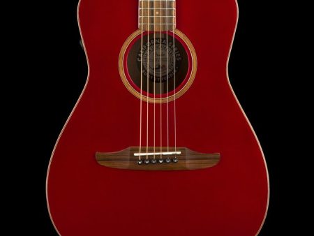 Fender California Series Malibu Classic Acoustic Hot Rod Red Metallic Online now