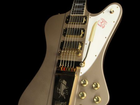 Used 2013 Gibson Custom Shop 20th Anniversary 1965 Firebird VII Electric Guitar Golden Mist Hot on Sale