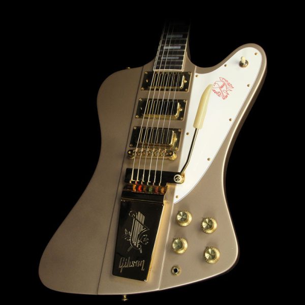 Used 2013 Gibson Custom Shop 20th Anniversary 1965 Firebird VII Electric Guitar Golden Mist Hot on Sale