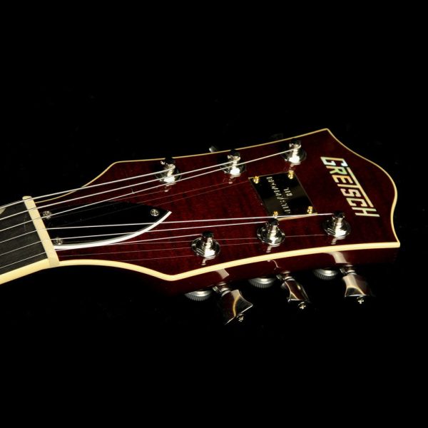 Used Gretsch G6609TFM-DCH Players Edition Broadkaster Electric Guitar with Bigsby Dark Cherry Fashion