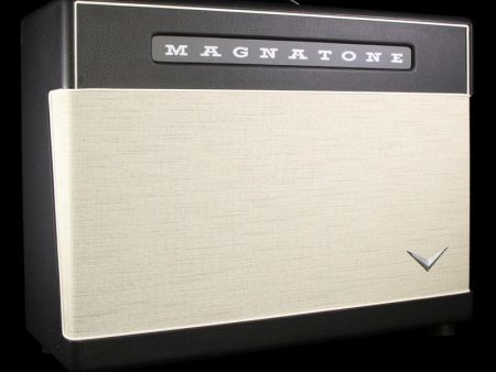 Used Magnatone Master Collection 2x12  Electric Guitar Amplifier Cabinet Black on Sale