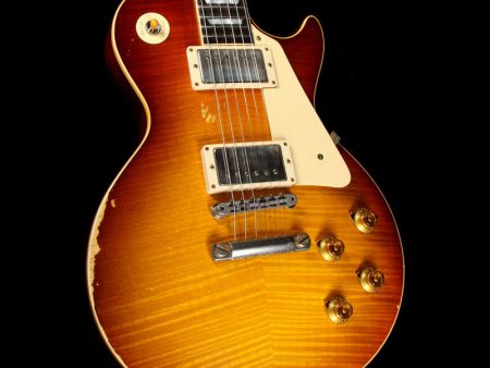 Gibson Custom Shop 1959 Les Paul Standard Brazilian Rosewood Fretboard Electric Guitar Slow Iced Tea Fade Online Sale