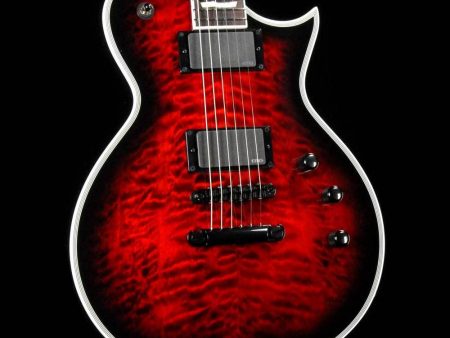 ESP E-II Eclipse QM Black Cherry Sunburst Cheap