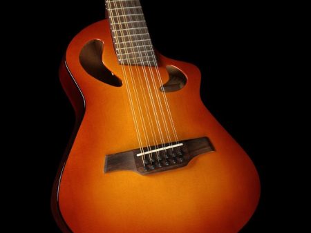 Avante by Veillette Gryphon Short Scale Acoustic Guitar Sunburst For Discount